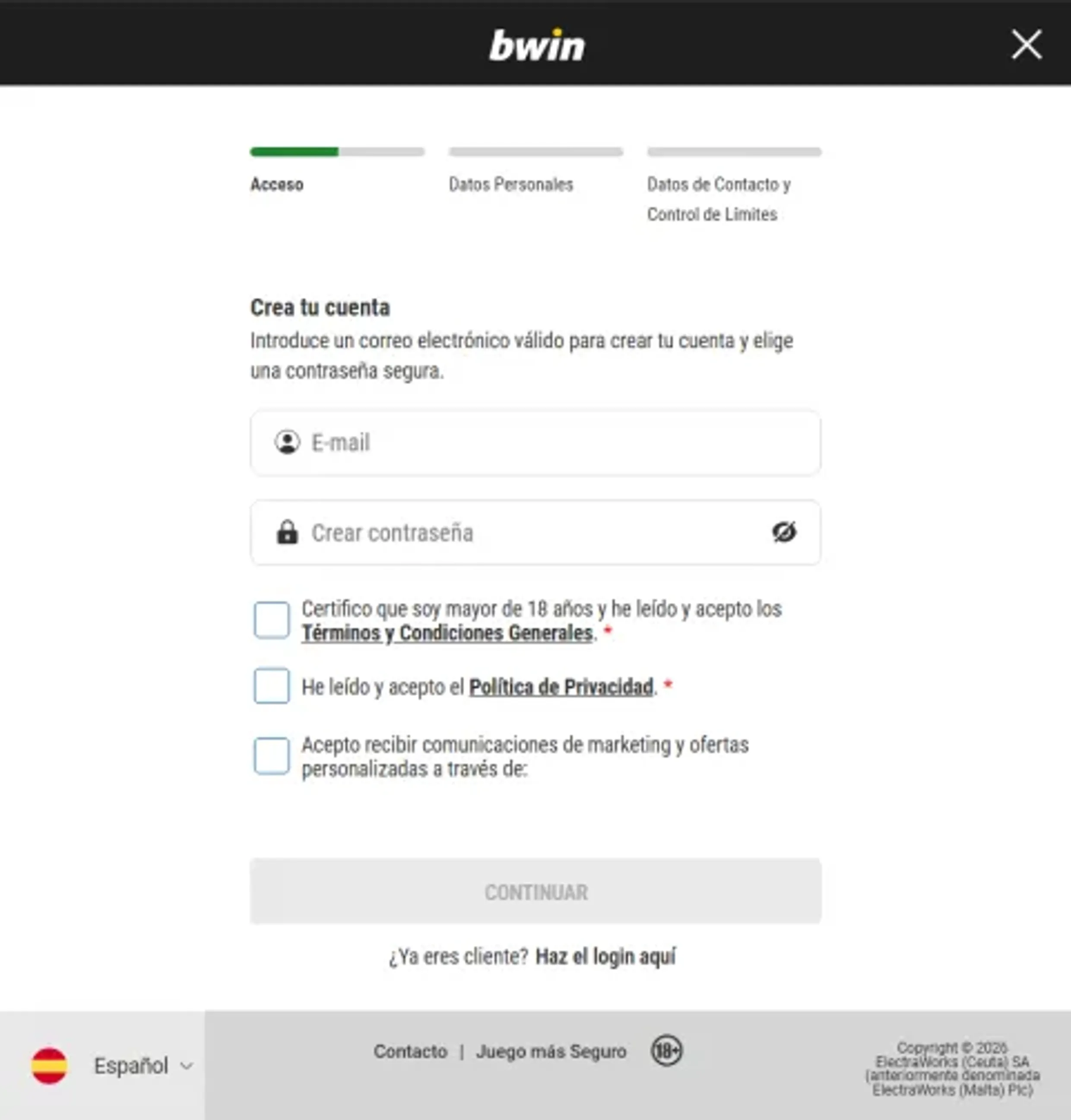 Login